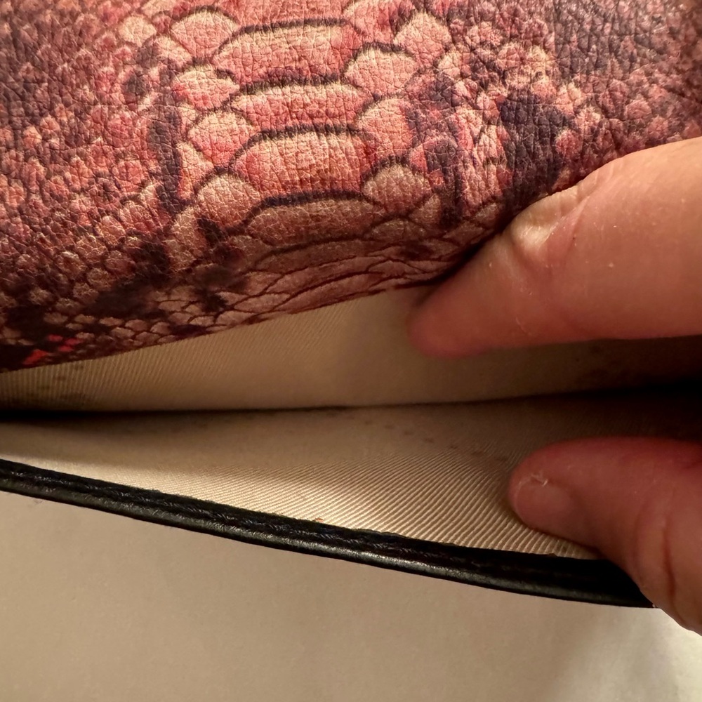 Aimee Kestenberg Black/Snake Skin Bag - Picture 8 of 9